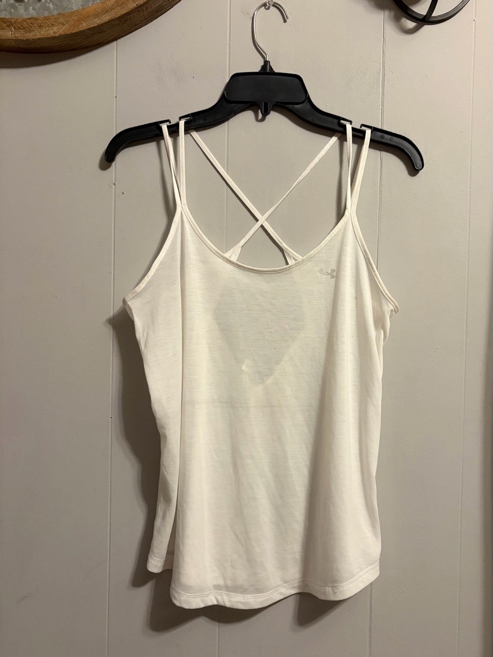 Under Armour Women's White Crisscross Strap Camisole